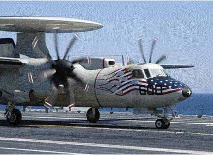 美國海軍E-2C預(yù)警機完成計算機升級項目(附圖)