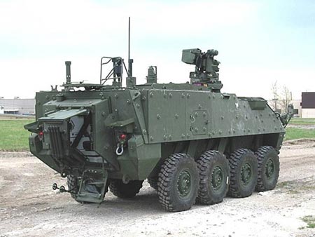 美陸軍接收首批斯特賴克核生化偵察車(組圖)