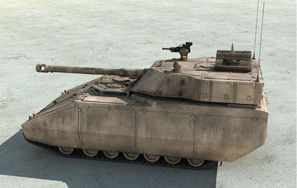 圖文:美國(guó)陸軍FCS乘車(chē)戰(zhàn)斗系統(tǒng)