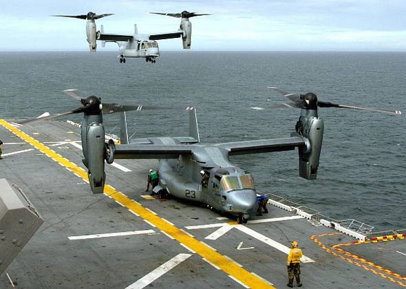 美海軍航空司令部斥資11.7億訂購(gòu)V-22魚鷹(圖)