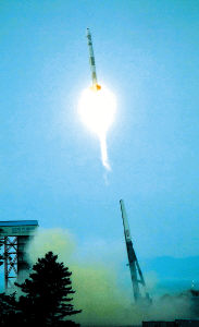 韓國首顆軍用通訊衛(wèi)星將在海面發(fā)射升空(圖)