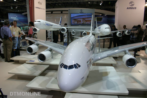 圖文：空客A380模型之一