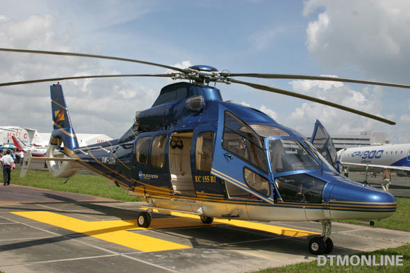 圖文：法國(guó)EC155B1直升機(jī)