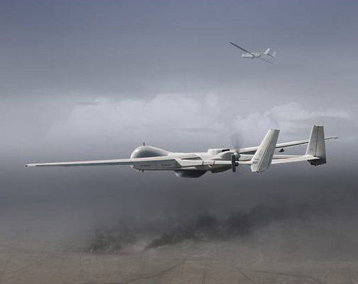 獵人MQ-5B無人機有效載荷能力可進一步提高(圖)