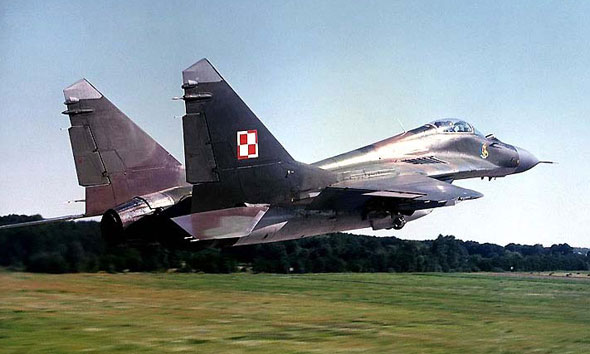 圖文：波蘭空軍裝備的米格-29型戰(zhàn)斗機(jī)