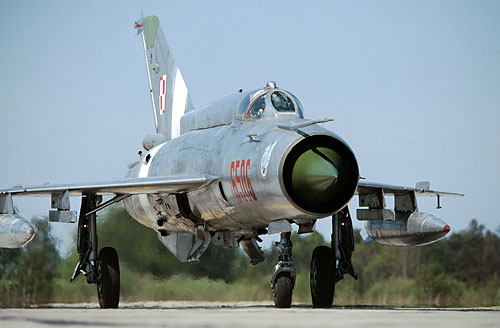 圖文：波蘭空軍裝備的米格-21型戰(zhàn)斗機(jī)