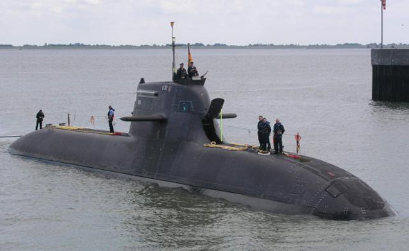 德海軍燃料電池潛艇創(chuàng)連續(xù)潛航時間新紀(jì)錄(圖)
