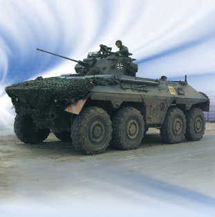 武器縱橫：德日現(xiàn)役裝甲偵察車戰(zhàn)力對比(組圖)