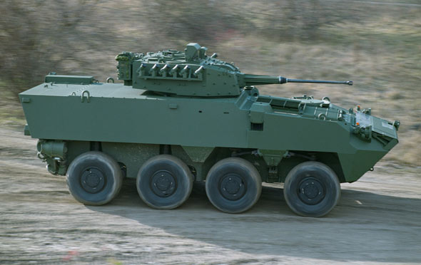捷克將購199輛潘德II型8×8輪式裝甲車(圖)