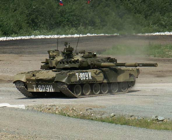 圖文：俄軍T-80UK指揮型主戰(zhàn)坦克