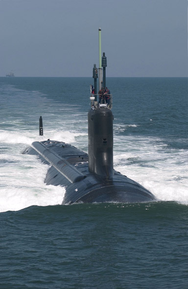 美海軍最新核動(dòng)力核潛艇德克薩斯號(hào)完成海試