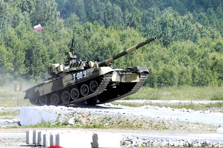 圖文：T－80U坦克性能展示