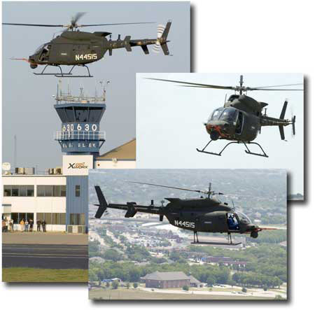 美軍新型ARH-70偵察直升機完成首飛(圖)