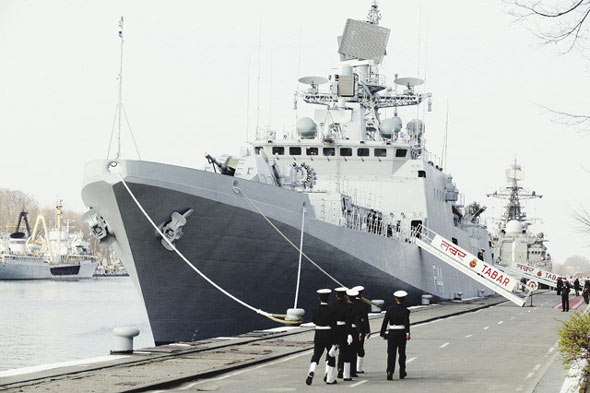 印度再訂購3艘俄制克里瓦克級隱身護衛(wèi)艦(圖)