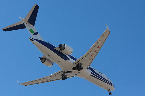 ARJ21-700腹部特寫